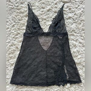 Victoria’s Secret small, sheer black negligee/lingerie